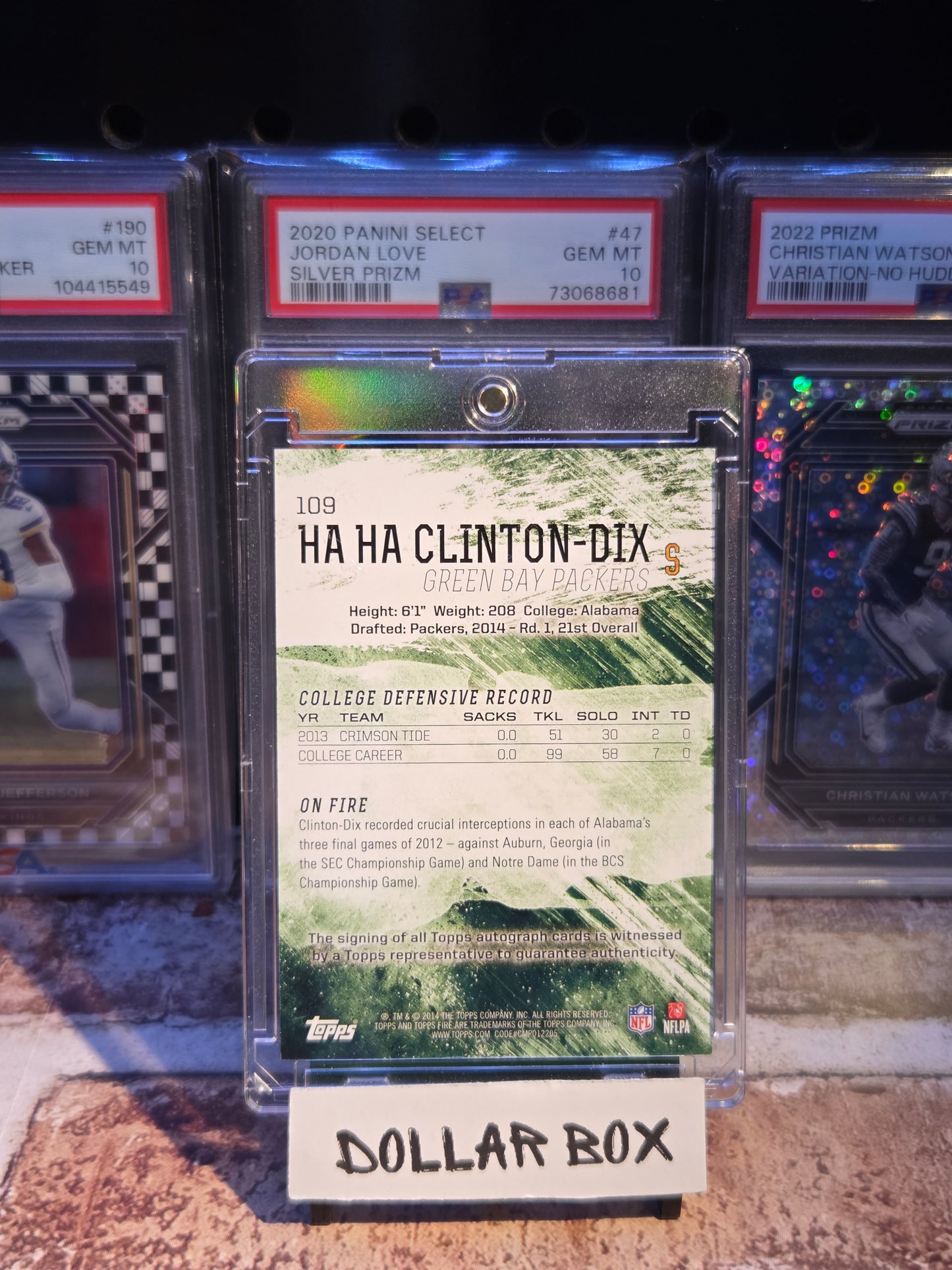 Ha Ha Clinton-Dix Tops Rookie Auto /25
