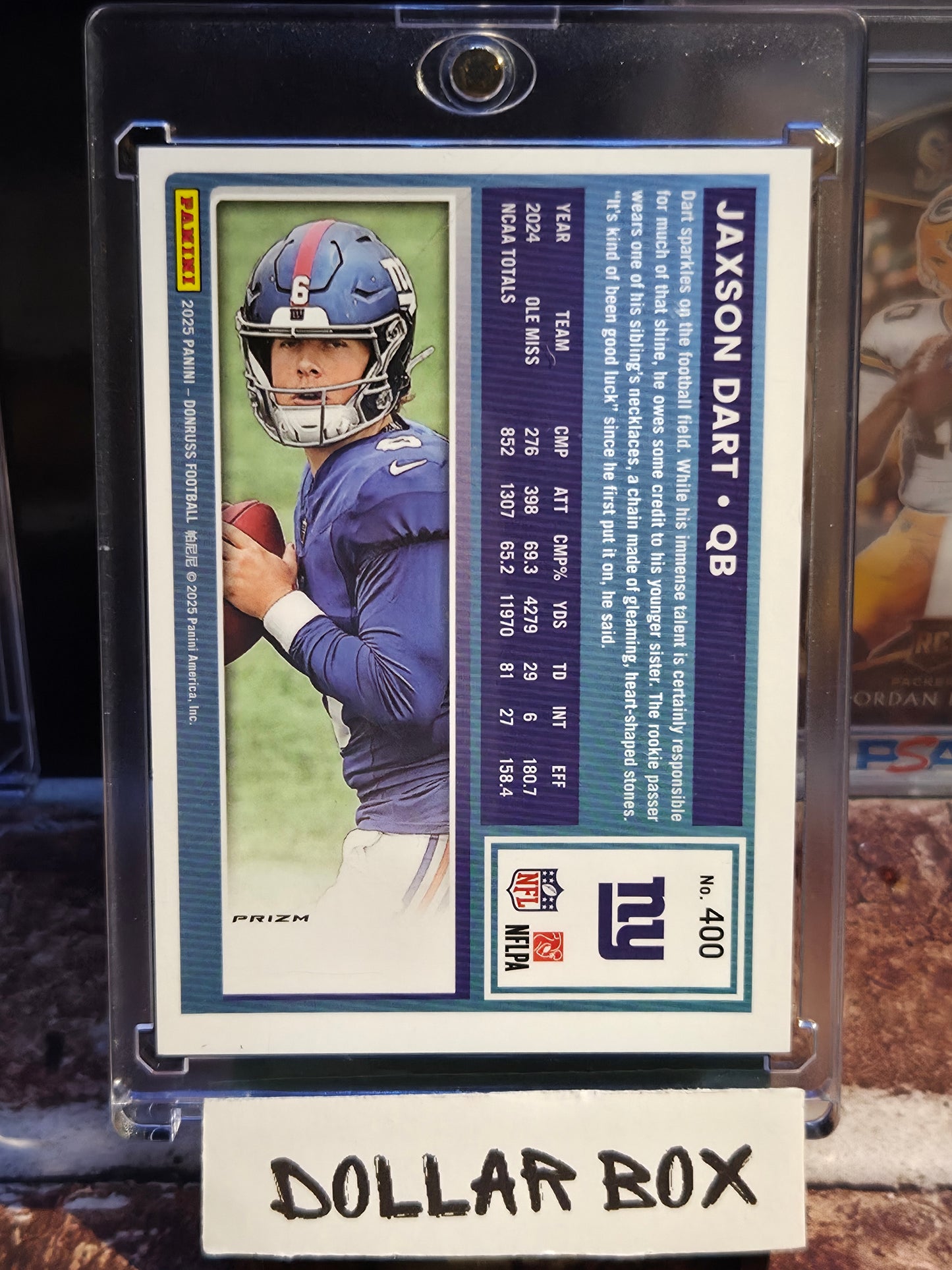 Jaxson Dart Blue Scope Optic Rated Rookie