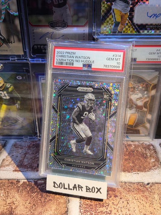 Christian Watson Rookie Variation PSA 10