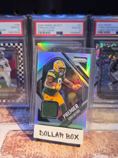 Josh Jacobs Prizm Silver Premier Patch